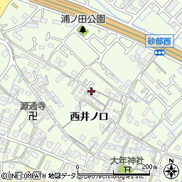 兵庫県加古川市東神吉町西井ノ口446周辺の地図