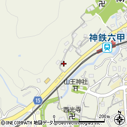 神戸三田線周辺の地図