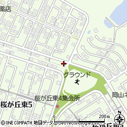 岡山県赤磐市桜が丘東6丁目5周辺の地図
