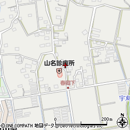 静岡県袋井市春岡561-3周辺の地図