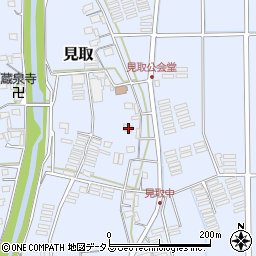 静岡県袋井市見取610周辺の地図