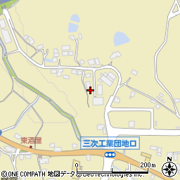 広島県三次市東酒屋町123周辺の地図