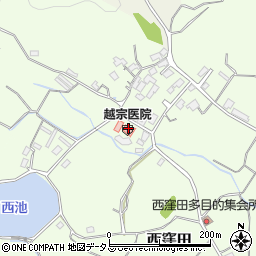 越宗医院周辺の地図