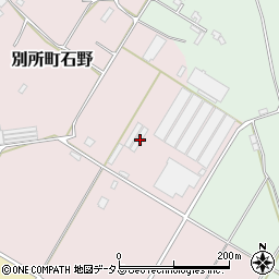 兵庫県三木市別所町石野1396周辺の地図