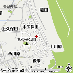 京都府相楽郡精華町菱田東川原周辺の地図