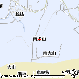 愛知県西尾市吉良町乙川南犬山周辺の地図