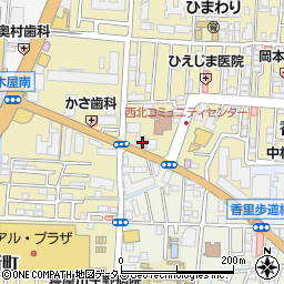 Ｍ’ＰＬＡＺＡ香里五番館周辺の地図