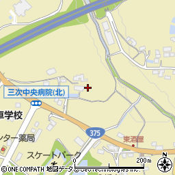 広島県三次市東酒屋町84周辺の地図