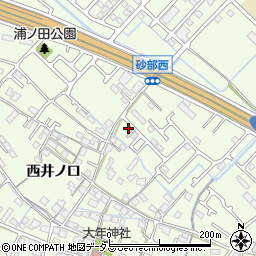 兵庫県加古川市東神吉町西井ノ口208-35周辺の地図