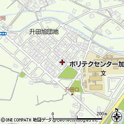 兵庫県加古川市東神吉町升田1734周辺の地図