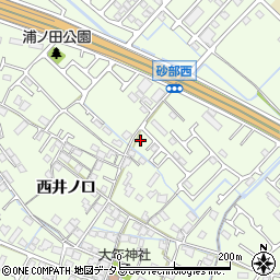兵庫県加古川市東神吉町西井ノ口216周辺の地図