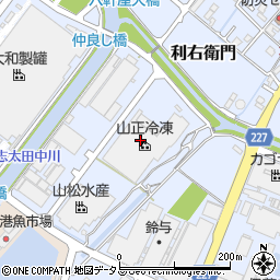 山正冷凍株式会社　焼津事業部周辺の地図