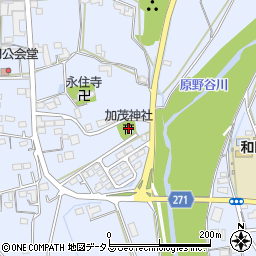 加茂神社周辺の地図