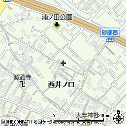 兵庫県加古川市東神吉町西井ノ口448周辺の地図