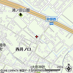 兵庫県加古川市東神吉町西井ノ口457周辺の地図