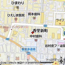 香里寿司茶屋 旬魚旬菜 総本山周辺の地図