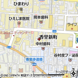 香里寿司茶屋旬魚旬菜 総本山周辺の地図