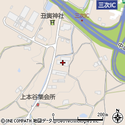 広島県三次市西酒屋町411周辺の地図