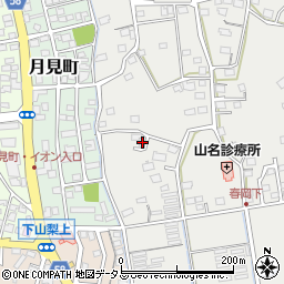 静岡県袋井市春岡526-1周辺の地図