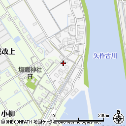 愛知県西尾市一色町松木島下汐田148周辺の地図