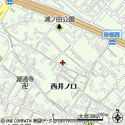 兵庫県加古川市東神吉町西井ノ口450周辺の地図