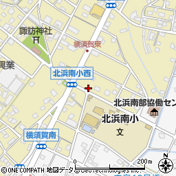 静岡県浜松市浜名区横須賀132-3周辺の地図