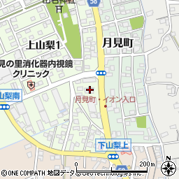 静岡県袋井市上山梨511-52周辺の地図