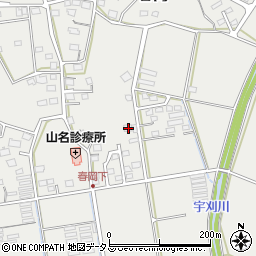 静岡県袋井市春岡599周辺の地図
