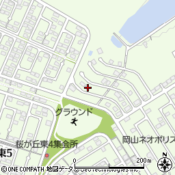 岡山県赤磐市桜が丘東4丁目4-660周辺の地図
