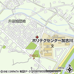 兵庫県加古川市東神吉町升田1695周辺の地図