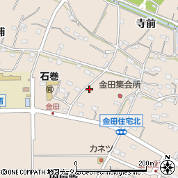 愛知県豊橋市石巻町下屋敷21周辺の地図