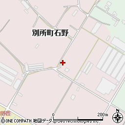 兵庫県三木市別所町石野1522周辺の地図