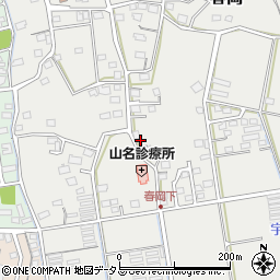 静岡県袋井市春岡564-2周辺の地図