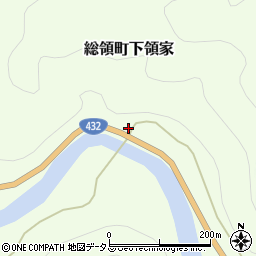 広島県庄原市総領町下領家217周辺の地図