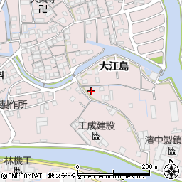 兵庫県姫路市網干区大江島周辺の地図