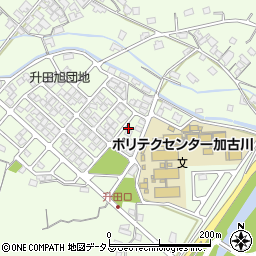 兵庫県加古川市東神吉町升田1696周辺の地図