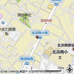 静岡県浜松市浜名区横須賀110周辺の地図