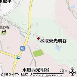 京都府京田辺市水取東光明谷28周辺の地図