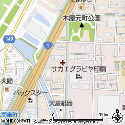 大阪府寝屋川市太間東町23-14周辺の地図