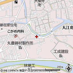 大江島西公園周辺の地図