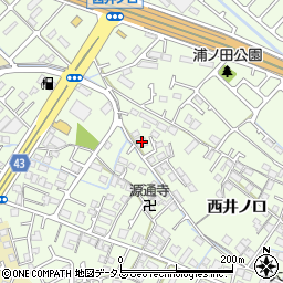 兵庫県加古川市東神吉町西井ノ口421周辺の地図
