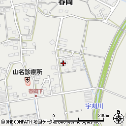 静岡県袋井市春岡972周辺の地図