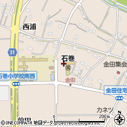 愛知県豊橋市石巻町奥屋敷11周辺の地図