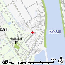 愛知県西尾市一色町松木島下汐田135周辺の地図