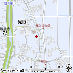 静岡県袋井市見取612周辺の地図