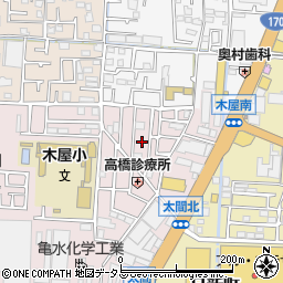大阪府寝屋川市豊里町7周辺の地図