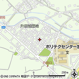 兵庫県加古川市東神吉町升田1716周辺の地図