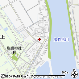 愛知県西尾市一色町松木島下汐田167周辺の地図