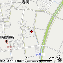 静岡県袋井市春岡974周辺の地図