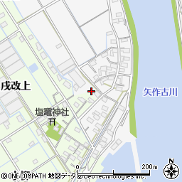 愛知県西尾市一色町松木島下汐田127周辺の地図